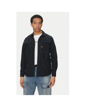 Camasa barbati G Star Raw, D26470-C973, Bumbac, Bleumarin, Bleumarin