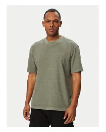 Tricou barbati,  verde, bumbac organic, regular fit