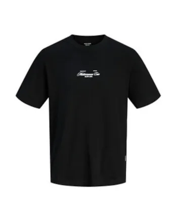 Tricou barbati,  negru, bumbac, imprimeu grafic