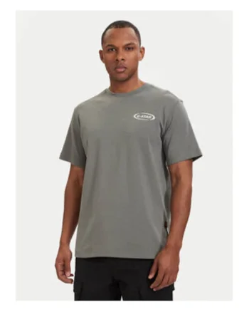 Tricou barbati,  verde, bumbac organic, croiala regular fit