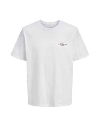 Tricou Barbatesc,  Alb, Croiala regular fit, Bumbac