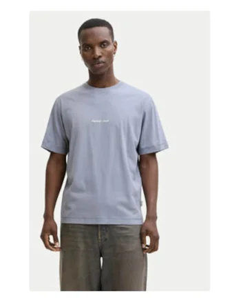 Tricou barbati,  albastru, bumbac, regular fit