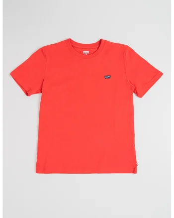 Tricou din bumbac cu detaliu logo, Rosu/Bleumarin