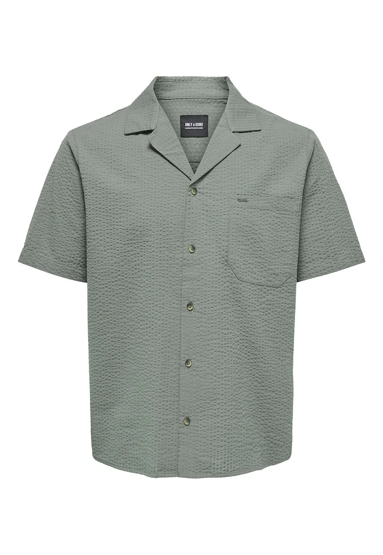 Camasa barbati  Sons, 22030342, Bumbac/Bumac reciclat, Verde, Verde