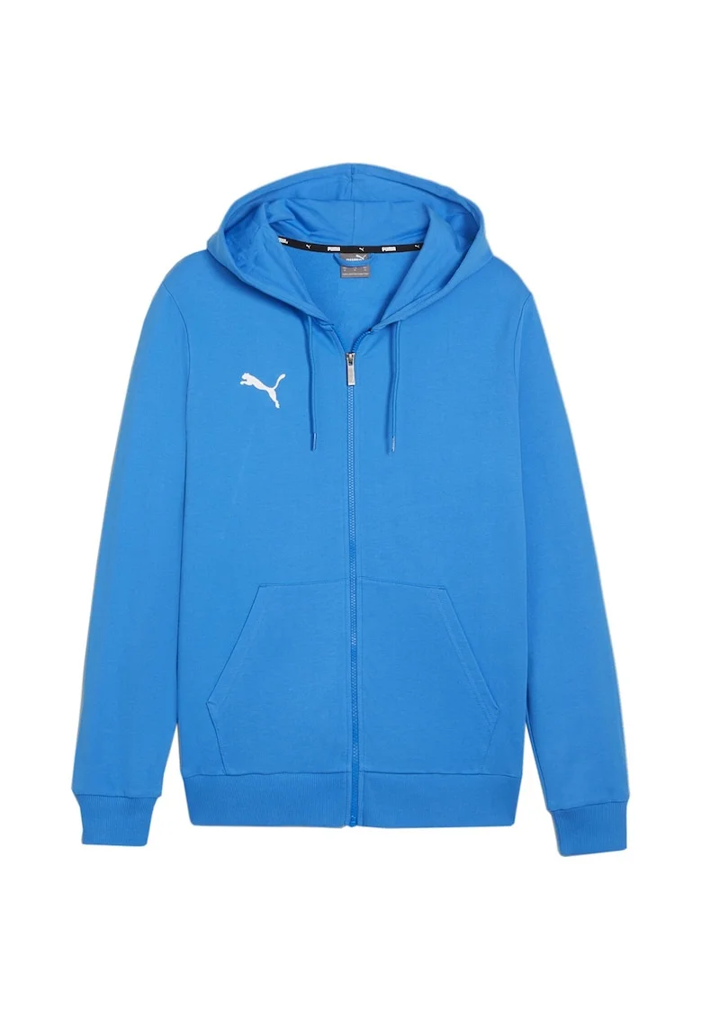 Hanorac barbati Puma Team Goal Casuals, bumbac, gluga ajustabila, Albastru