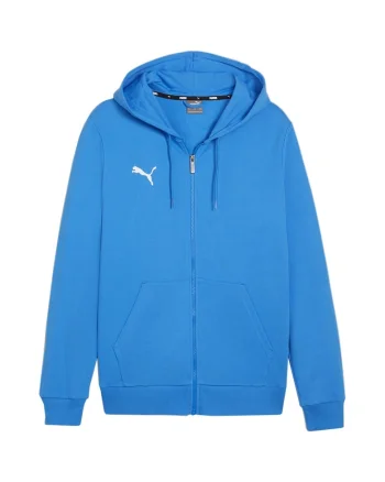 Hanorac barbati Puma Team Goal Casuals, bumbac, gluga ajustabila, Albastru