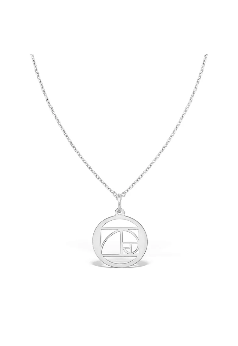 Colier THE GOLDEN RATIO, aur alb 14K