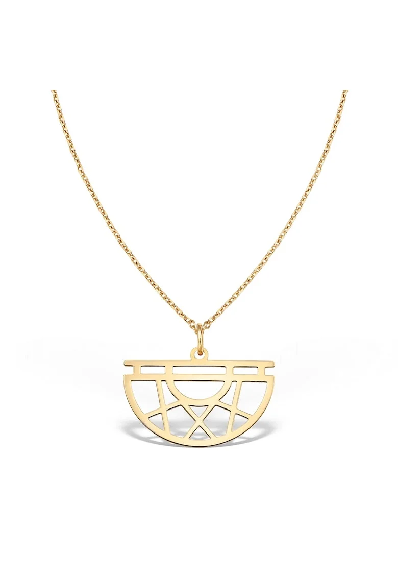 Colier HALF MOON, aur 14K, Galben