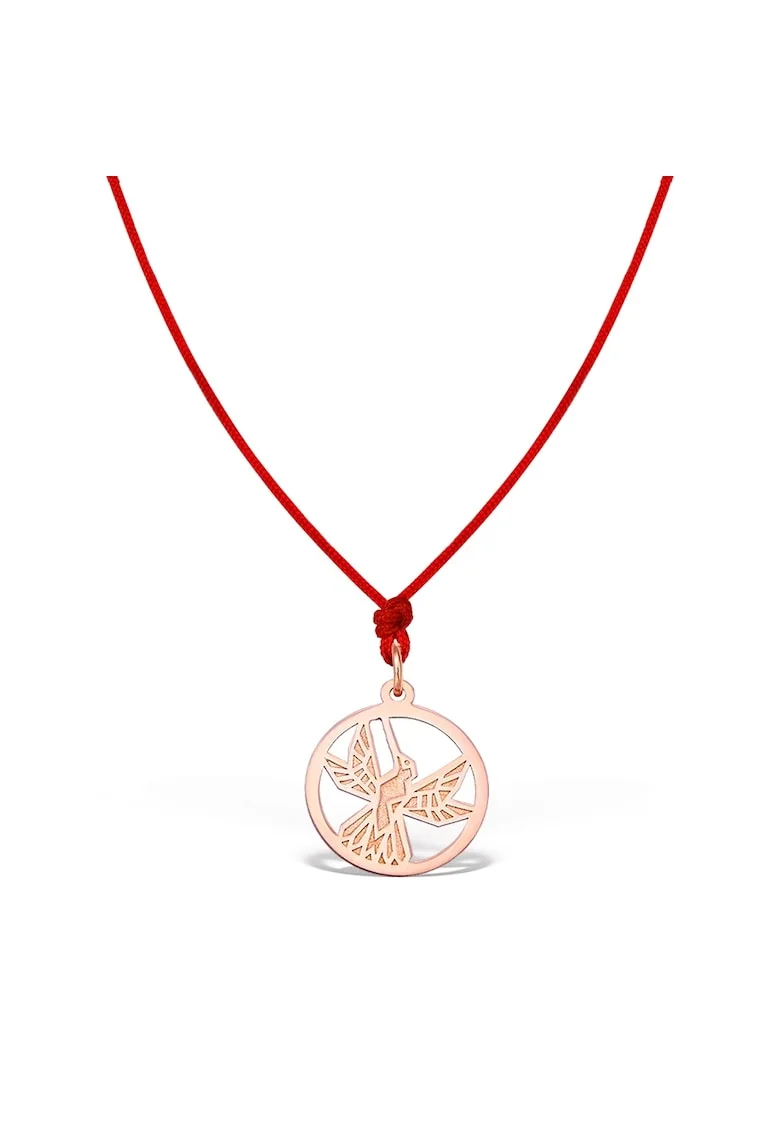 Pandantiv COLIBRI, aur 14K, Roz