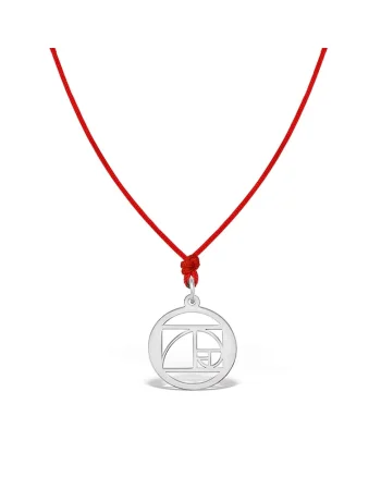 Pandantiv THE GOLDEN RATIO, aur 14K, Alb