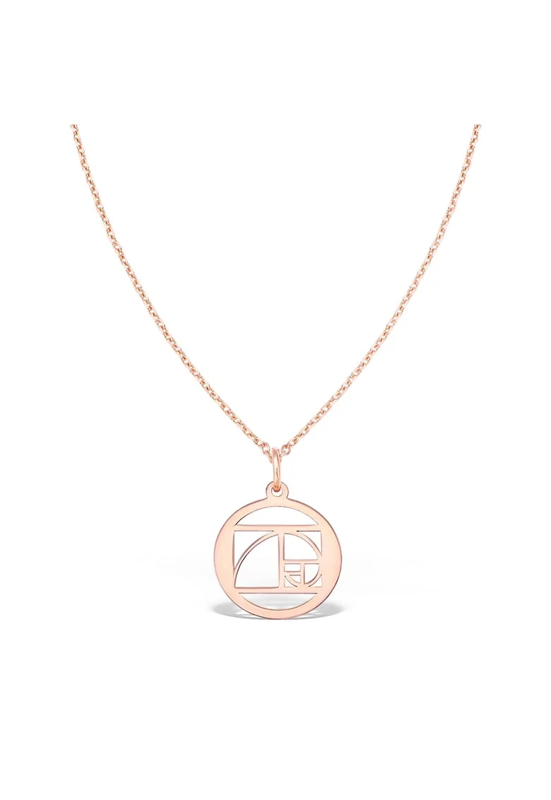 Colier aur roz 14K, Roz