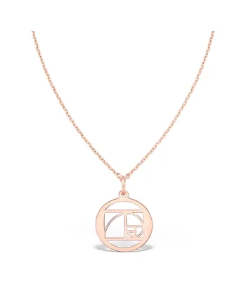 Colier aur roz 14K, Roz