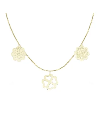 Colier VIS DE SANZIENE, aur 14K, Galben