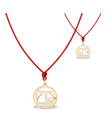 Pandantiv THE GOLDEN RATIO, aur 14K, Galben