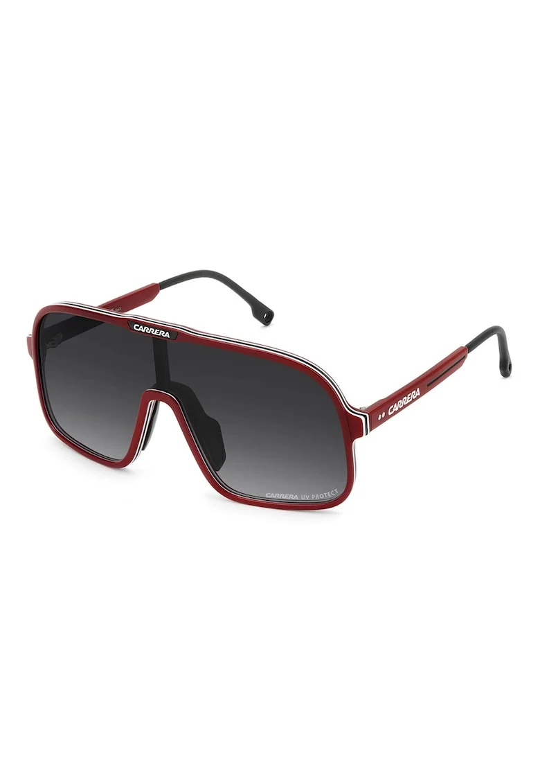 Ochelari de soare shield C-Sport, Negru/Rosu inchis