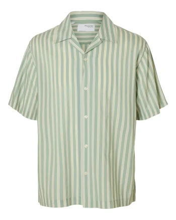 Camasa barbati  16091381, Bumbac organic/Modal, Verde, Verde