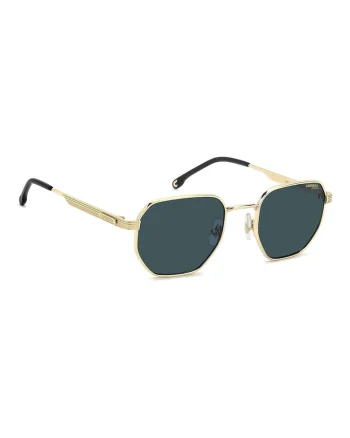 Ochelari de soare hexagonali cu lentile uni, Auriu