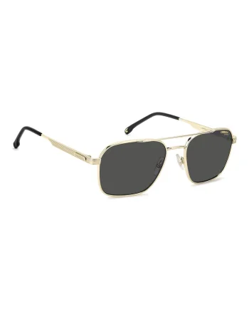 Ochelari de soare aviator cu lentile uni, Auriu deschis