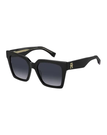Ochelari de soare patrati, Negru/Ocru