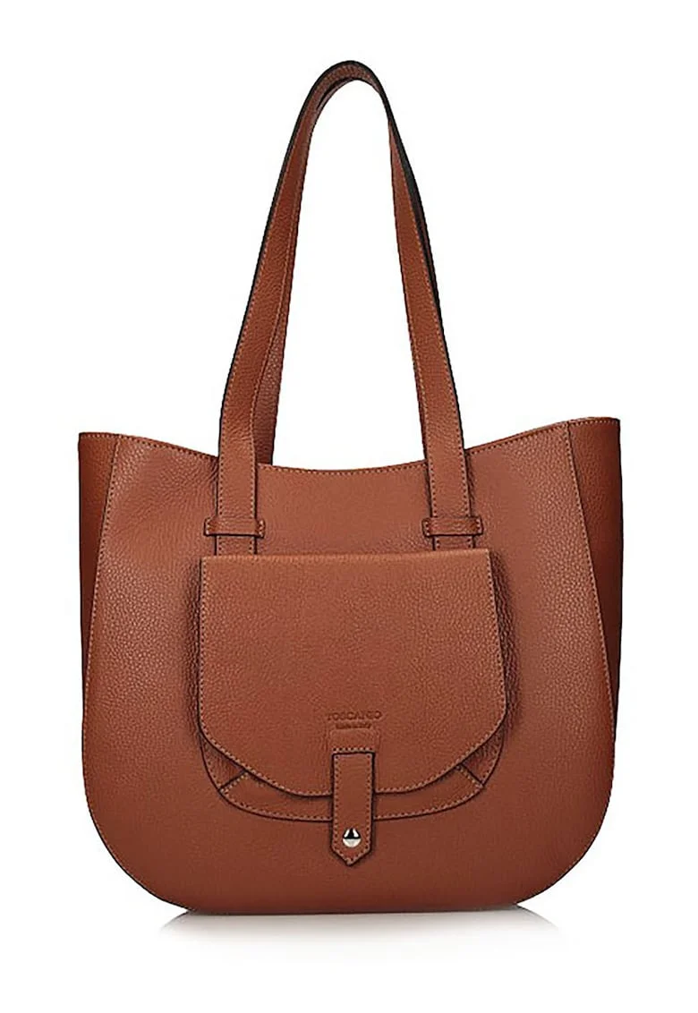 Geanta shopper din piele, Maro Siena