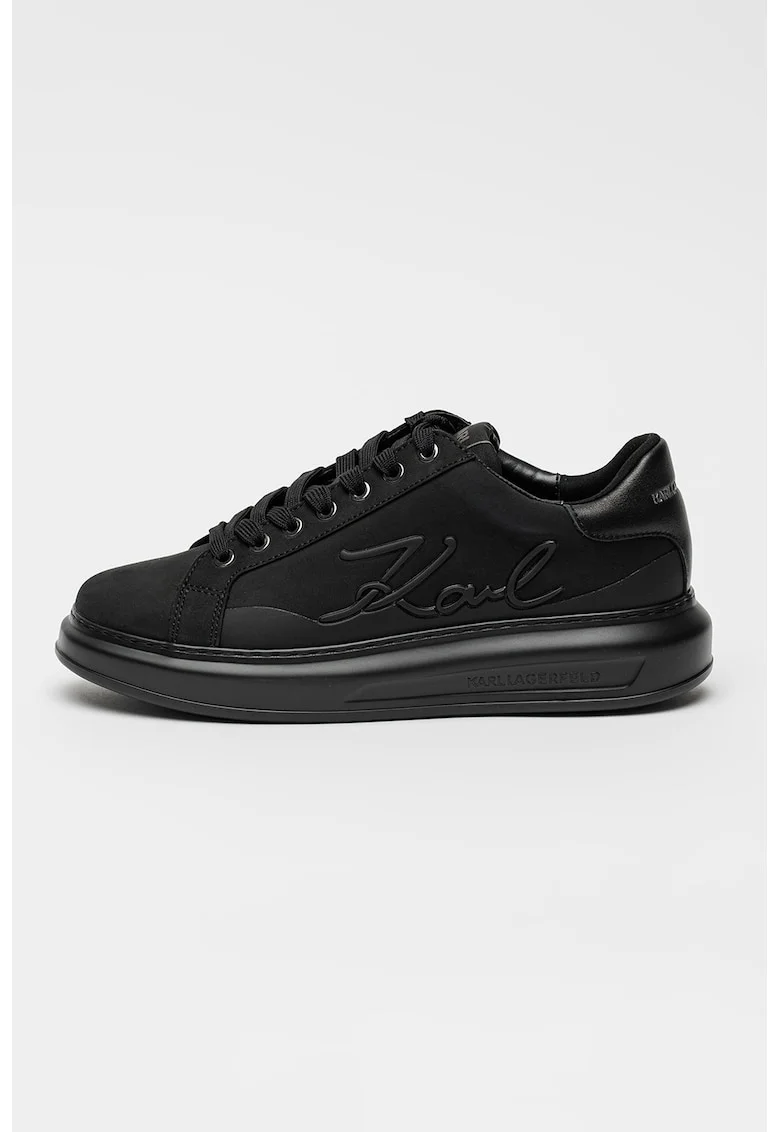 Pantofi sport Kapri Signia de piele nabuc, Negru