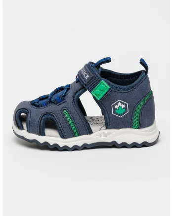 Pantofi din material textil cu decupaje Toby, Verde/Bleumarin