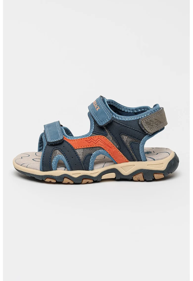 Sandale cu inchidere velcro Levi, Bleumarin