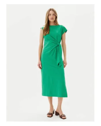 Rochie midi cu slit lateral,