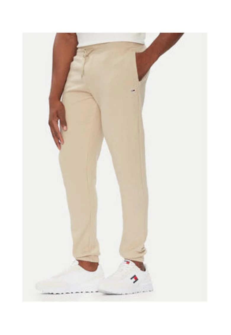 Pantaloni de trening din bumbac, Bej
