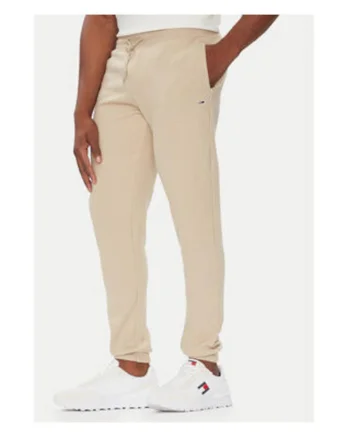 Pantaloni de trening din bumbac, Bej
