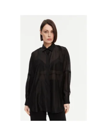 Camasa dama  53-7068, Lyocell/Poliester, Negru, Negru