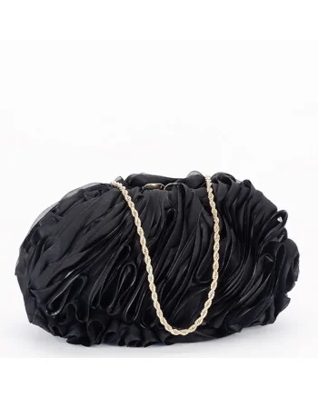 Geanta clutch negru cu model 3D BMN-1241 06 20261, Negru