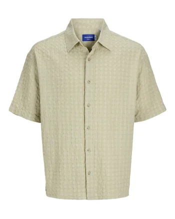 Camasa barbati Jack Jones, 12277184, Bumbac, Verde, Verde