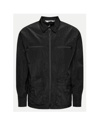Camasa unisex,  303718374, Nylon, Negru, Negru