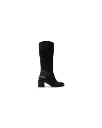Cizme dama  304429149, Piele ecologica, Negru, Negru