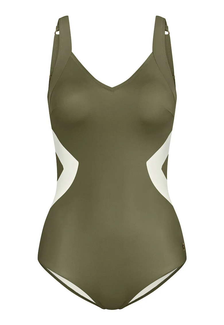 Costum de baie dama  10214522, Poliamida/Elastan, Verde, Verde