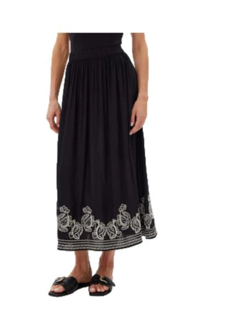 Fusta  negru, viscoza, Negru