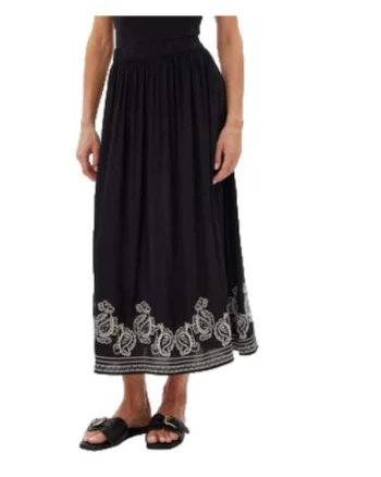 Fusta  negru, viscoza, Negru