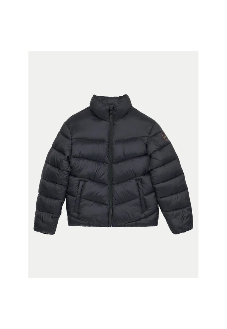 Geaca baieti,  304569593, Poliamida, Negru, Negru