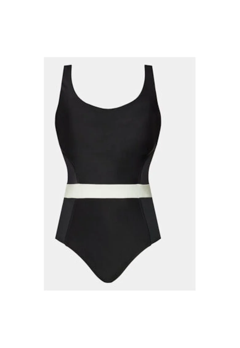 Costum de baie dama,  303790066, Nylon/Elastan, Negru, Negru