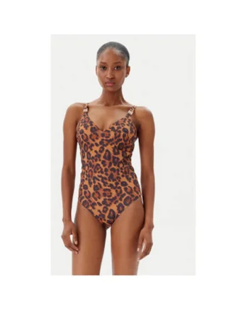 Costum de baie dama  C17UUF A12, Poliamida/Elastan, Maro, Maro