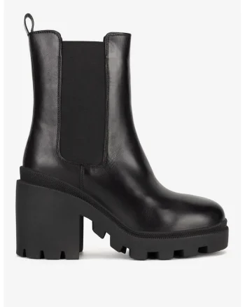 Ghete dama  5905588958871, Piele naturala, Negru, Negru