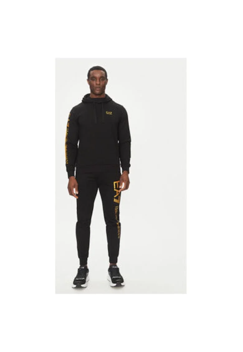Hanorc barbati  Emporio Armani, Bumbac, Negru, Negru