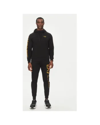 Hanorc barbati  Emporio Armani, Bumbac, Negru, Negru