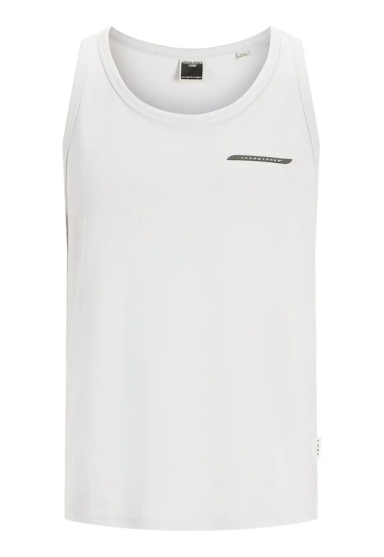Maiou barbati Jack Jones, 12276614, Bumbac/Poliester, Gri, Gri