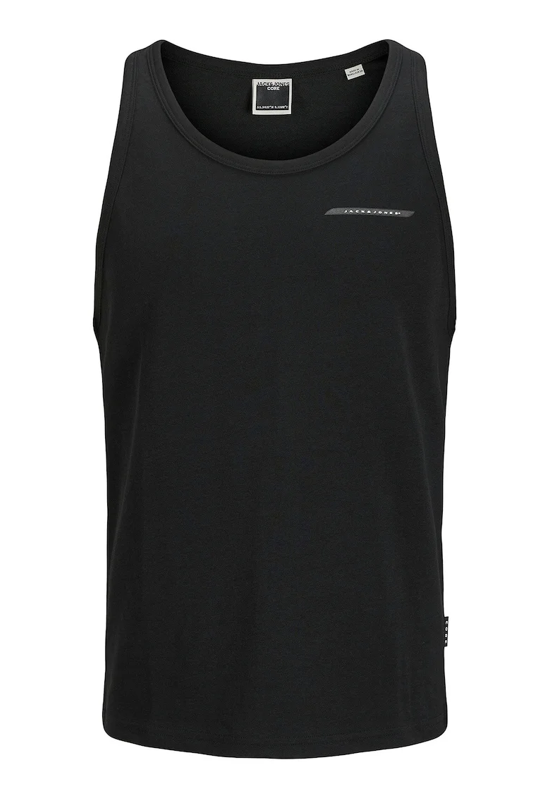 Maiou barbati Jack Jones, 12276614, Bumbac/Poliester, Negru, Negru