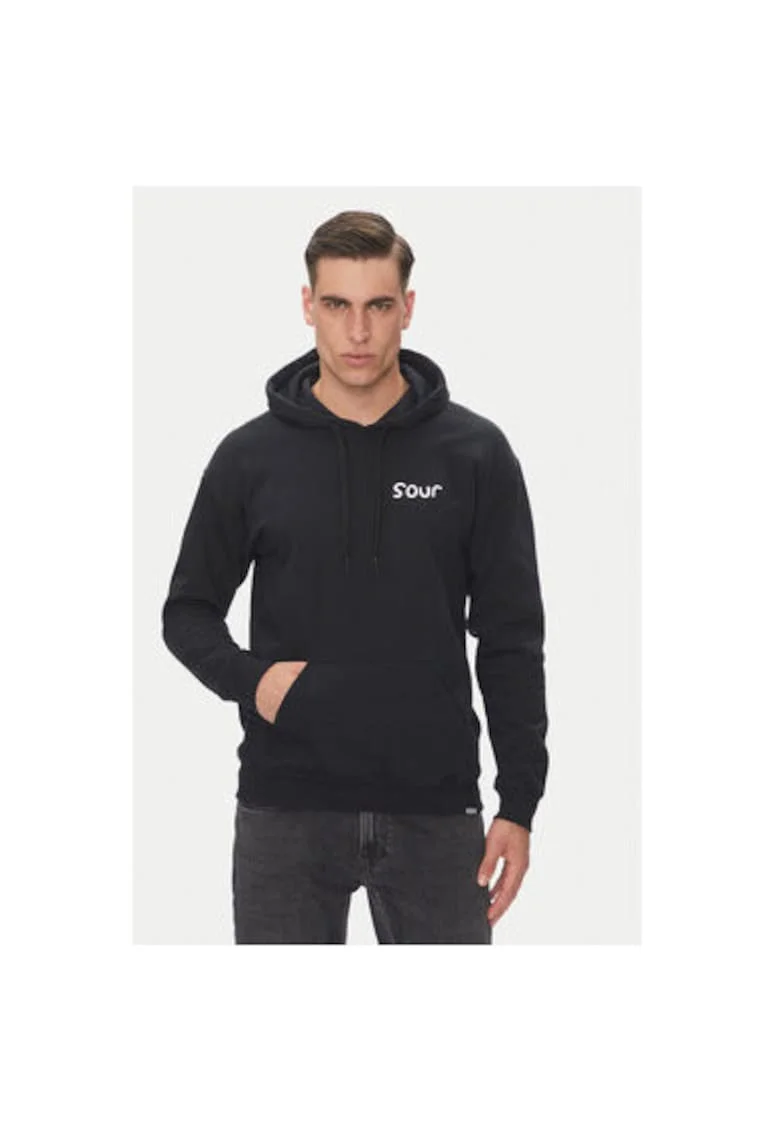 Hanorc barbati  4130003801, Bumbac/Poliester, Negru, Negru
