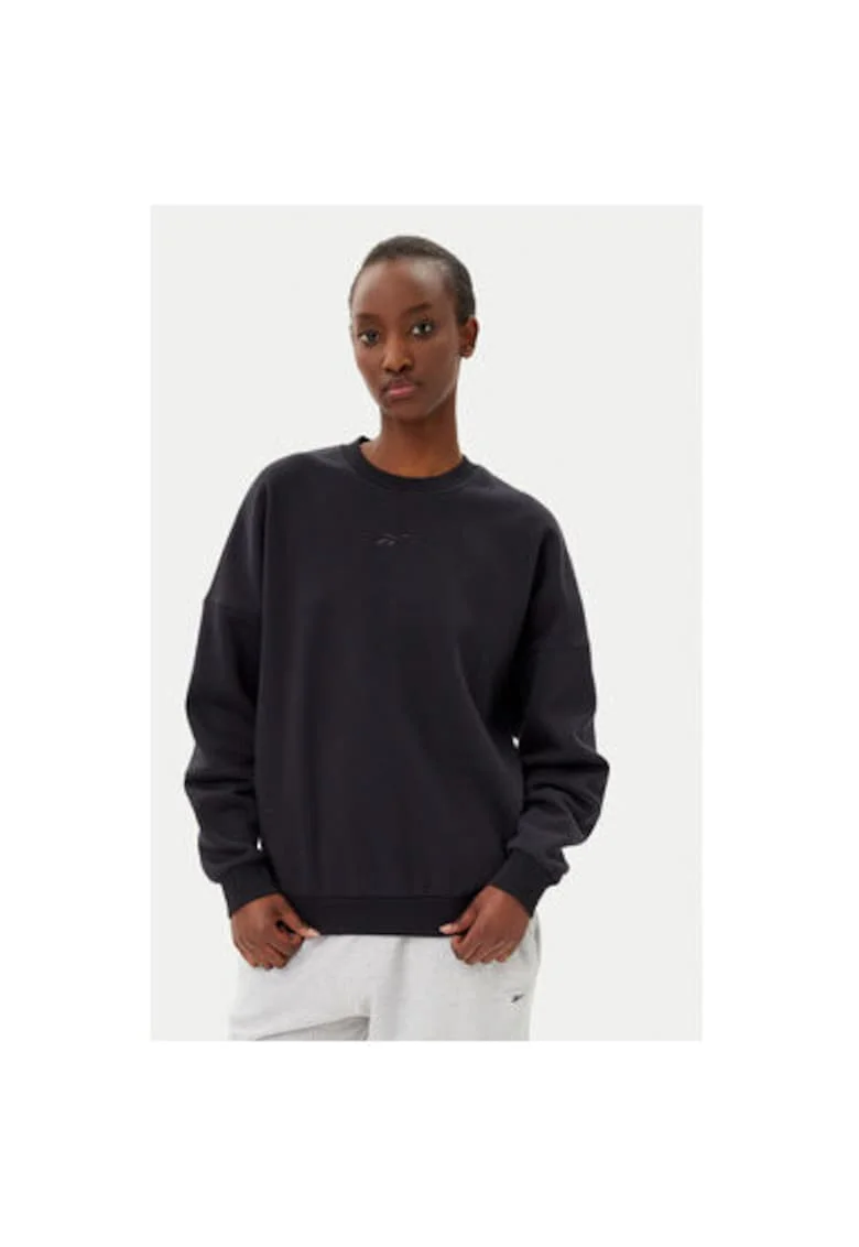 Hanorc dama  100075359, Bumbac/Poliester, Negru, Negru