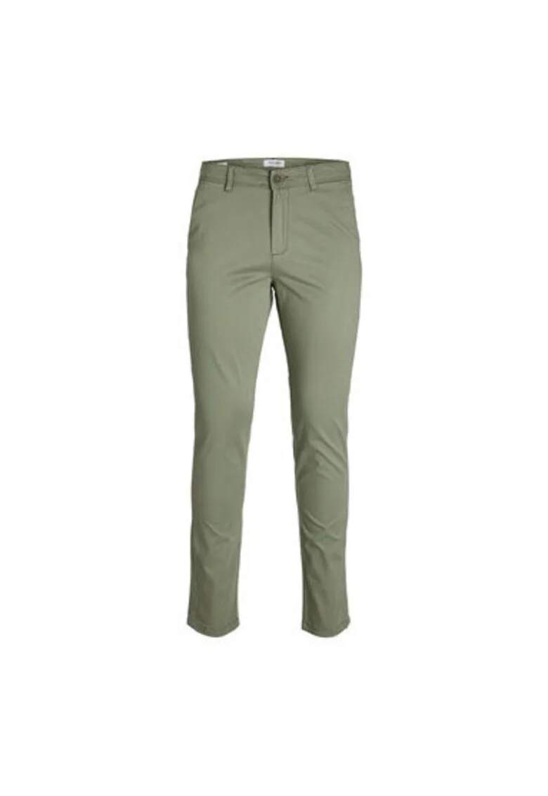 Pantaloni barbati,  301838104, Bumbac, Verde, Verde