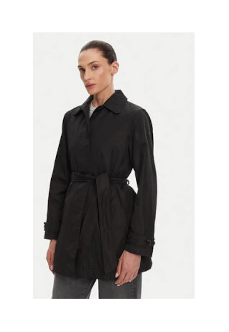 Palton dama  negru, Negru
